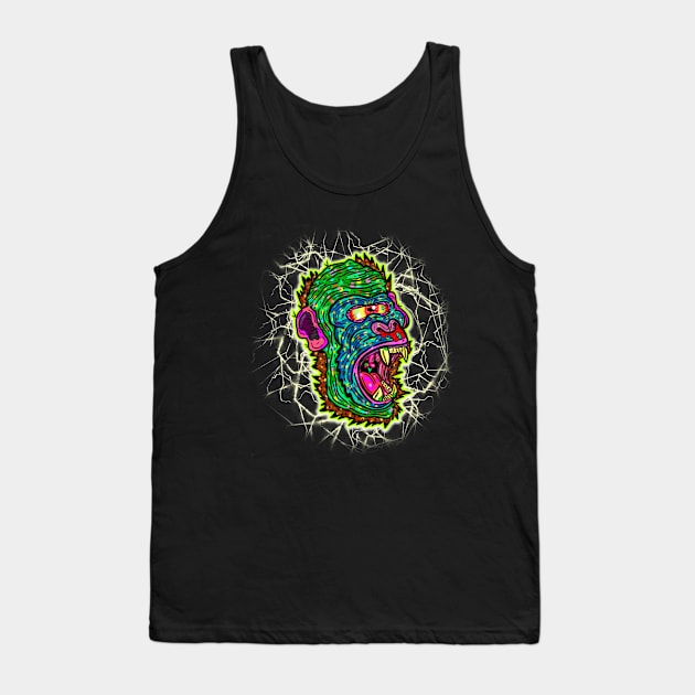 Nuclear War Ape Tank Top by StinkHouse